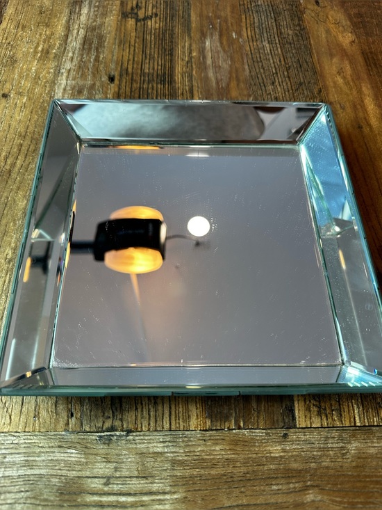 Other - Square Mirrored Vanity Tray - Silver